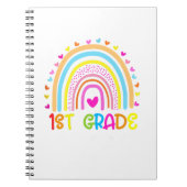 1St Grade Rainbow waar het avontuur begint Notitieboek (Voorkant)