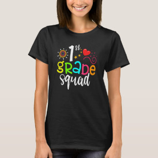 1st Grade Squad Team  Back To School Girls Boys Te T-shirt