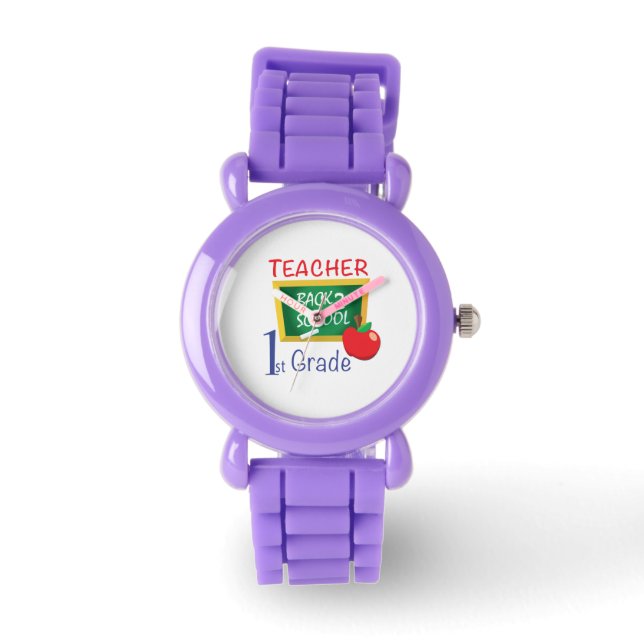 1st Grade Teacher Horloge (Voorkant)