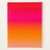 1st Grade Teacher Orange Red Ombre Class Planner (Achterkant)