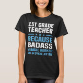 1st Grade Teacher T-shirt (Voorkant)