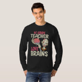 1st Grade Teachers Love Brains Halloween T-shirt (Voorkant volledig)