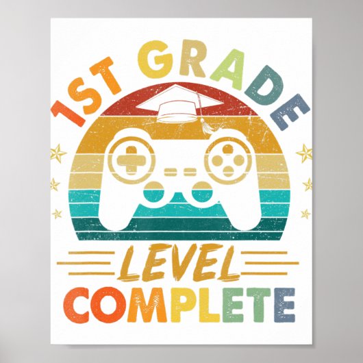 1st Graduate Level Completed Gamer Graduat Poster (Voorkant)