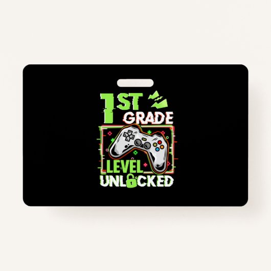 1St het Niveau van de Graad Onvergrendeld Badge (Voorkant)
