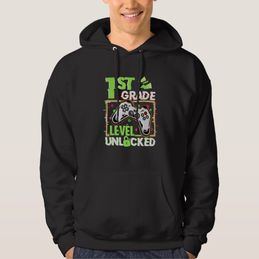 1St het Niveau van de Graad Onvergrendeld Hoodie (Voorkant)