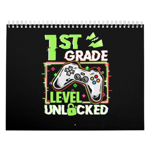 1St het Niveau van de Graad Onvergrendeld Kalender (Hoes)