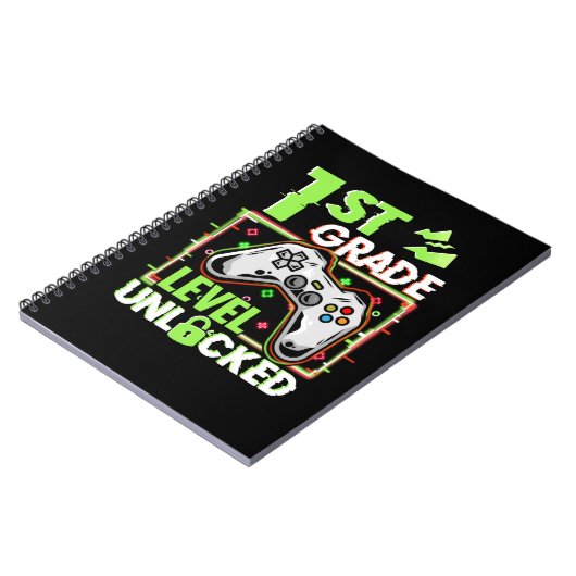 1St het Niveau van de Graad Onvergrendeld Notitieboek (Linkerzijde)