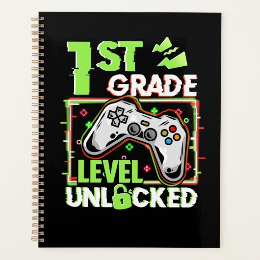 1St het Niveau van de Graad Onvergrendeld Planner (Voorkant)