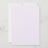 1st Holy Communion Invitation, Modern Pink Bow Kaart (Achterkant)