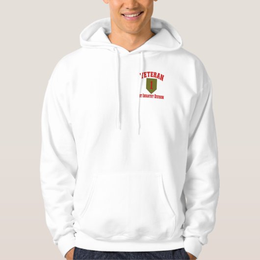 1st ID Vet - College Stijl Hoodie (Voorkant)