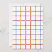 1ST- IT'S FUN TO BE ONE FIRST BIRTHDAY INVITATION  KAART (Achterkant)