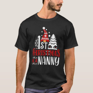 1st Kerstjuffrouw kinderjute nanny Matching Fami T-shirt