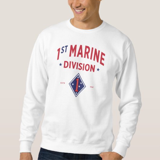 1st Marine Division - Amerikaanse militaire Trui (Voorkant)