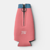 1st Mate Anker Nautische Riemen Koraal Roze | Aang Flesjeskoeler (Achterkant)