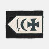 1st Operational Ignment Brigade Bureviy (ukraine)  Fleece Deken (Voorkant (Horizontaal))