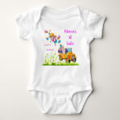 1st Pasgeborstelde Bunny levert paaseieren Romper (Voorkant)