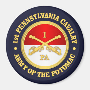 1st Pennsylvania Cavalry Magneet