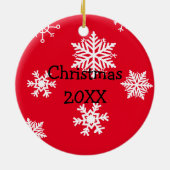 1st Place Winner Ugly Sweater Contest Medal Keramisch Ornament (Achterkant)