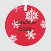 1st Place Winner Ugly Sweater Contest Medal Ornament (achterkant)