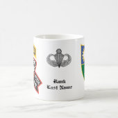 1st Ranger Battalion oude stijl scroll met tab Koffiemok (Center)