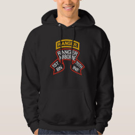1st Ranger BN oude stijl scroll & tab Hoodie