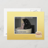 1st regel als u die ma bed gaan delen briefkaart (Voorkant / Achterkant)