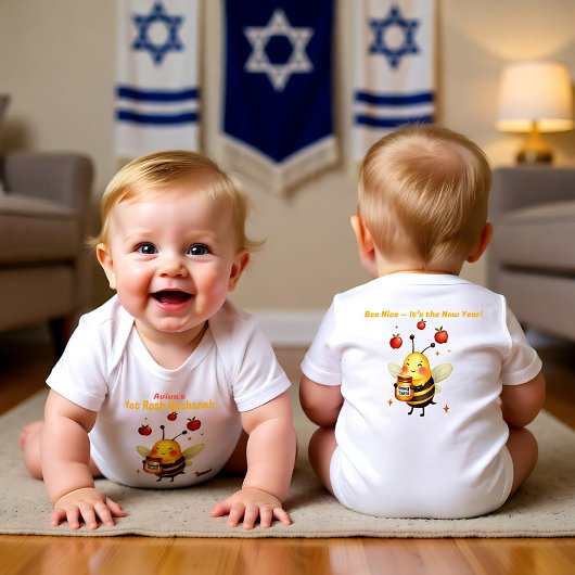 1st Rosh Hashanah Buzzed on Blessings Romper