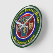 1st Special Forces Group Aandenken Ronde Klok (Hoek)