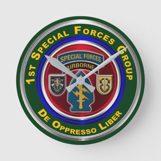 1st Special Forces Group Aandenken Ronde Klok (Voorkant)