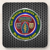1st Special Forces Group Airborne Bier Onderzetter (Voorkant)