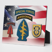 1st Special Forces Group (AIRBORNE)    Fotoplaat (Zijkant)