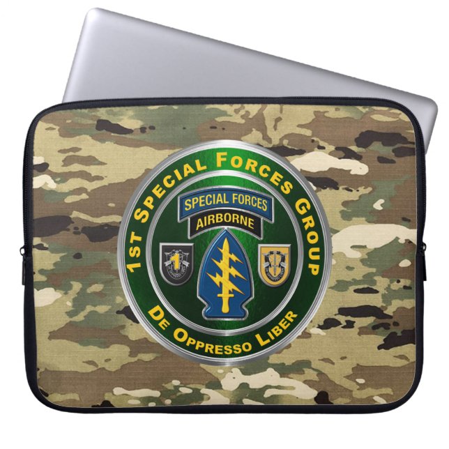 1st Special Forces Group Laptop Sleeve (Voorkant)