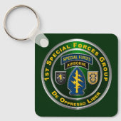 1st Special Forces Group Sleutelhanger (Voorkant)