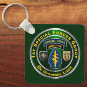 1st Special Forces Group Sleutelhanger (Voorkant)