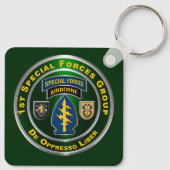 1st Special Forces Group Sleutelhanger (Achterkant)
