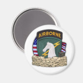 1st special operations command socom patch Magneet (Voorkant / Achterkant)