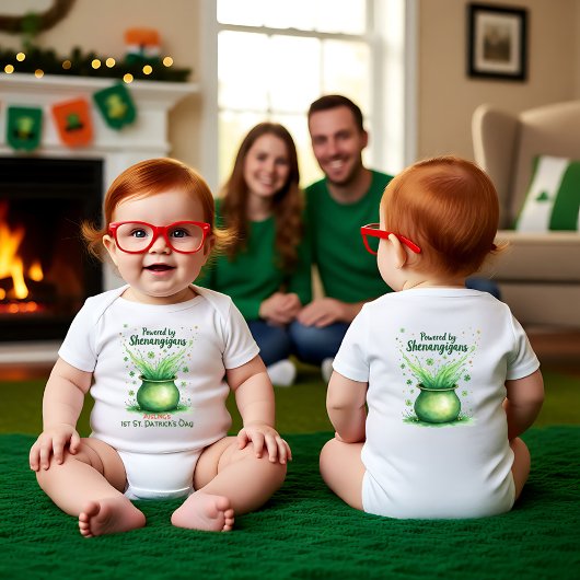  1st St. Patrick's Day, Powered by Shenanigans Romper