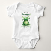  1st St. Patrick's Day, Powered by Shenanigans Romper (Voorkant)