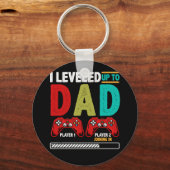 1st Time Dad East 2022 New First Fathers Gaming Sleutelhanger (Voorkant)