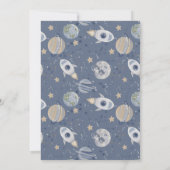 1st Trip Birthday Boy Uitnodiging (Achterkant)