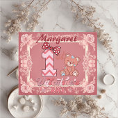 1st Valentine's Day Teddy Bear Bow Floral Motifs  Legpuzzel