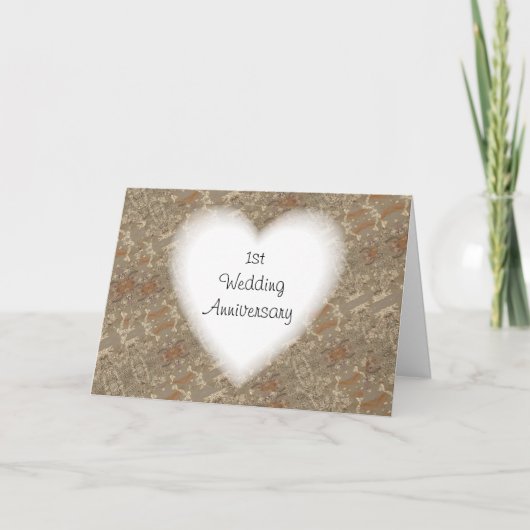 1st verjaardagskaart kaart (Voorkant)