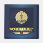 1st Virginia Infantry (f10) Magneet (Voorkant)