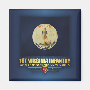 1st Virginia Infantry (f10) Magneet