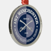 1st Winchester (B&G) Metalen Ornament (Rechts)