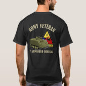 1ste AD Veteran - M113 T-shirt (Achterkant)