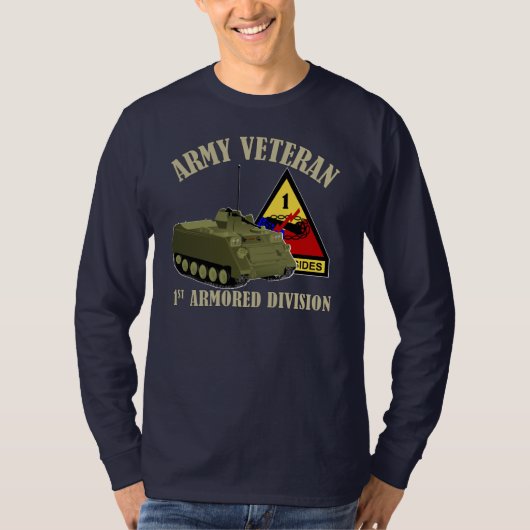 1ste AD Veteran - M113 T-shirt (Voorkant)