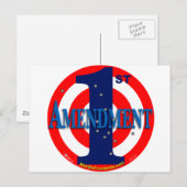 1ste amendement briefkaart (Voorkant / Achterkant)