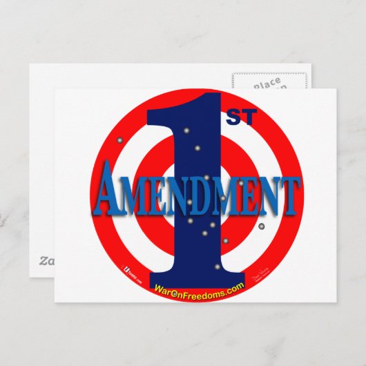 1ste amendement briefkaart (Voorkant / Achterkant)