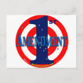 1ste amendement briefkaart (Voorkant)